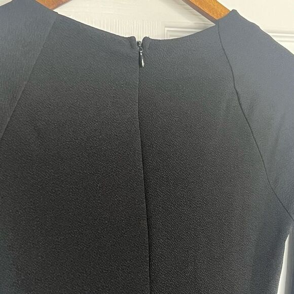 Modcloth Black Date Night Done Right 3/4 Sleeve Fit and Flare Dress Size Small - Picture 8 of 16